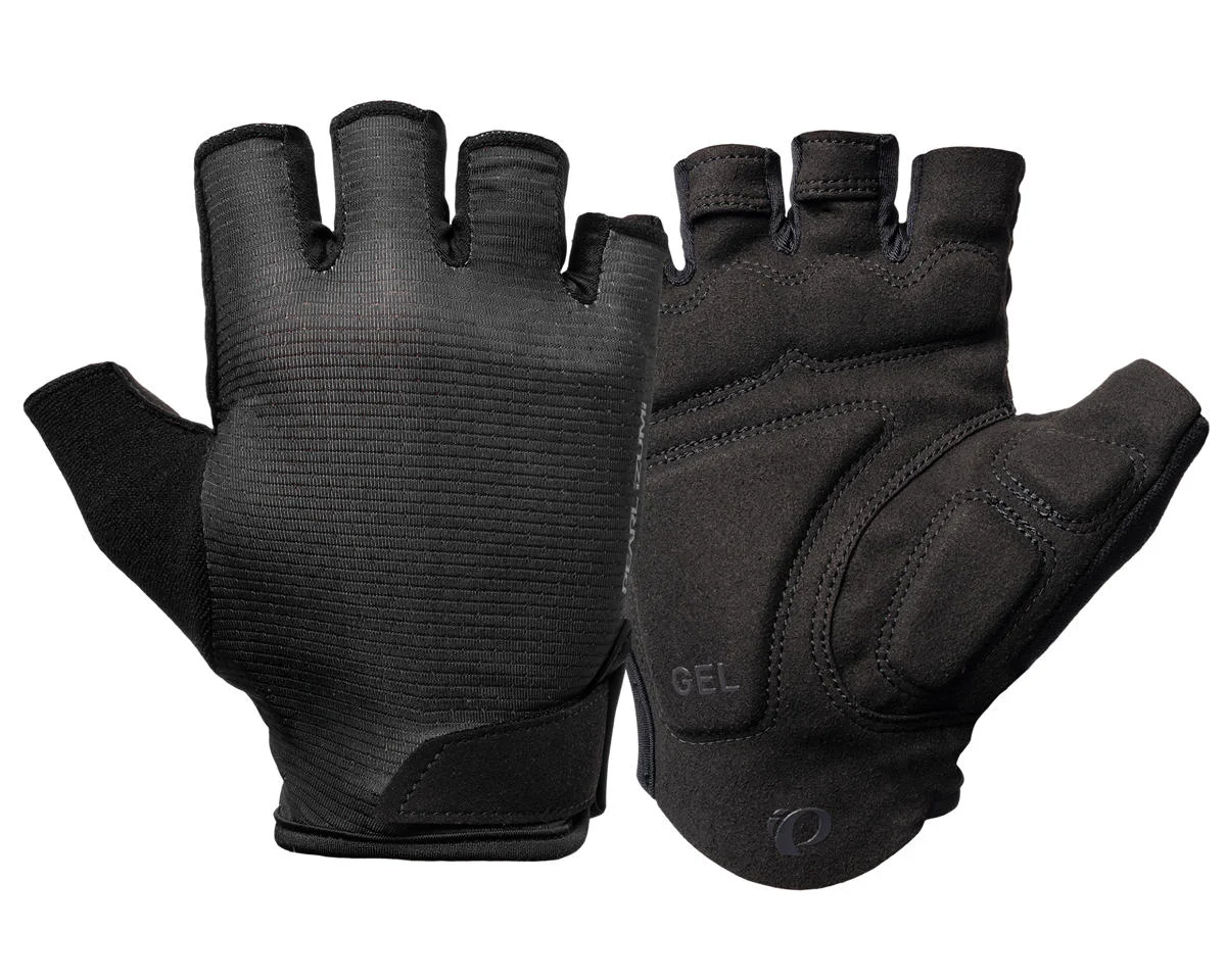 Pearl iZUMi Cush Print Short Finger Gloves (Black) (L)